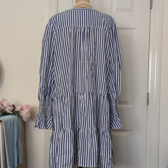 Pommander Place Striped Kenzo Dress Sz. XXXL - Picture 6 of 9